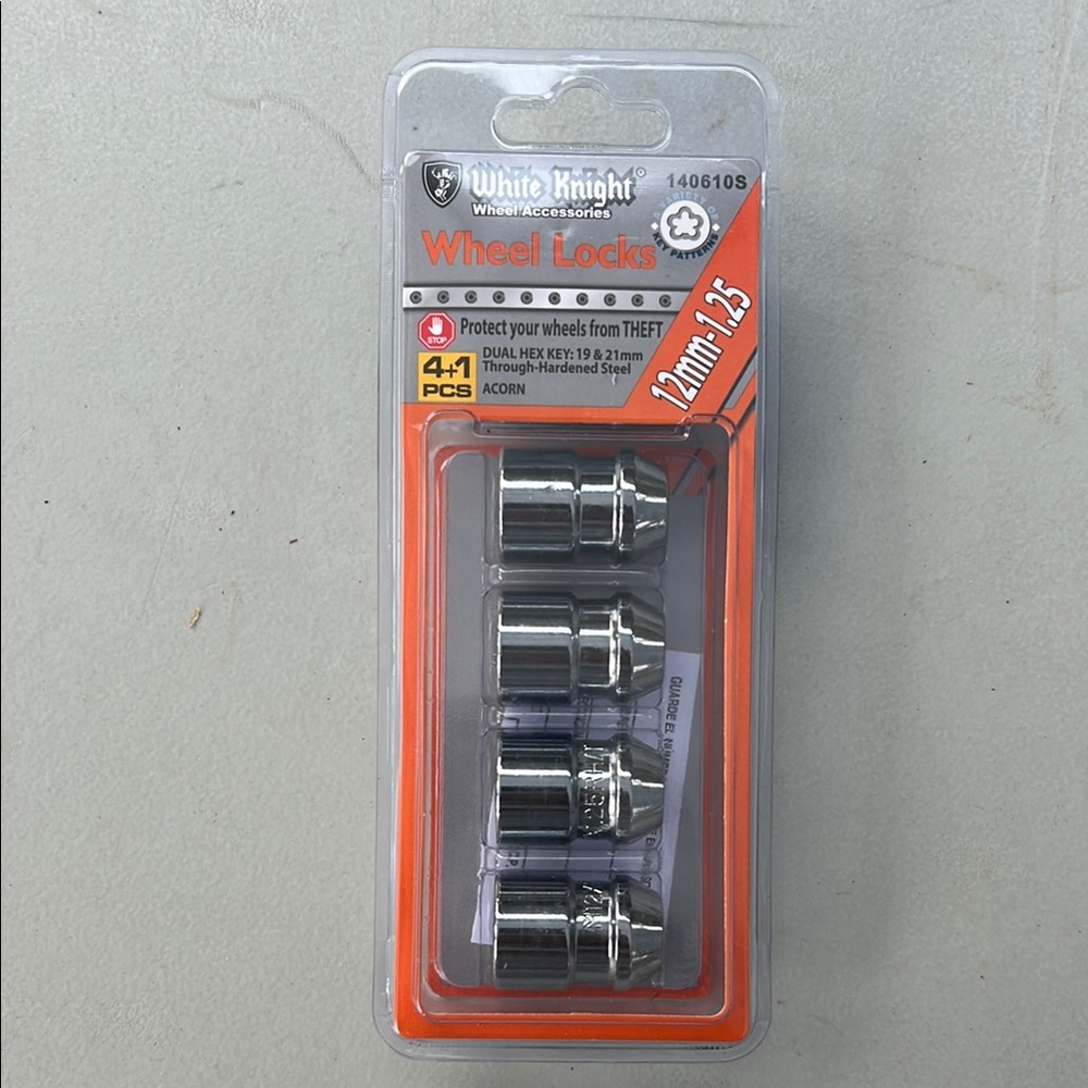 White Knight Wheel Locks 12mm - 1.5
